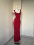 Sleeveless Evening Dress with Big Bow Backless for Gala and Wedding Guest